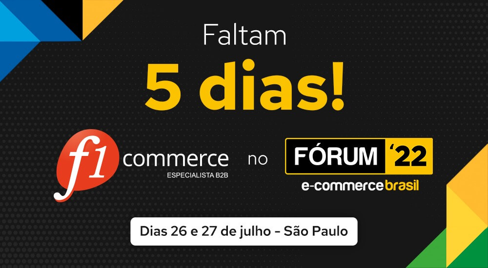 F1 participa, como Especialista B2B, do Fórum E-Commerce Brasil 2022