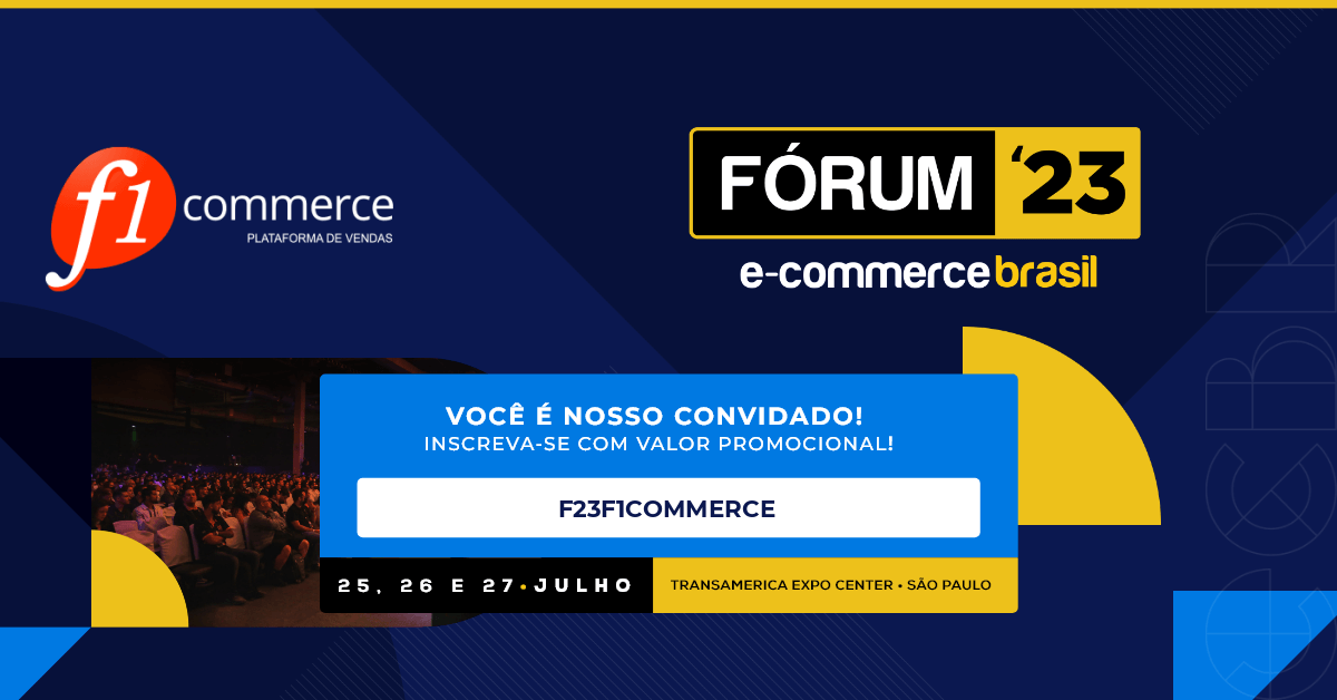 F1 Commerce presente no Fórum E-Commerce Brasil